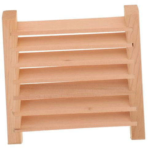 FONDOTIN Holzlüftung Für Sauna Saunaraum Lüftungsrollo Fenster Lüftungsgitter Saunalüftungsöffnung Für DIY Holzprojekte
