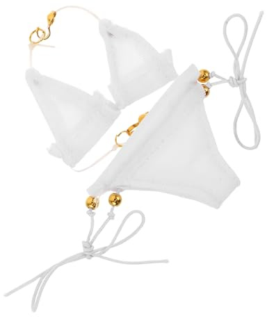 UPKOCH 1 Satz Miniatur Badeanzug für Puppen Teiliges mit Bikini und Unterwäsche für Sommer für Strandoutfits und Badespaß für Puppen