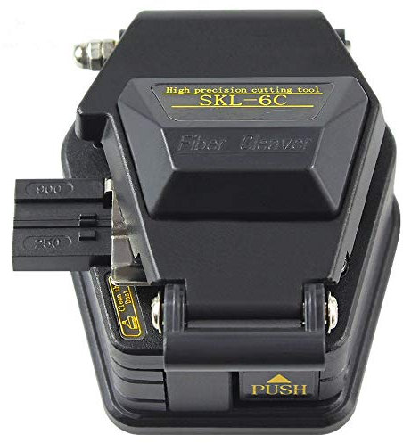 DAXGD Cortadora fibra optica SKL-6C Herramientas fibra óptica FTTT Cuchillas de fibra de alta precisión Cuchillas de superficie