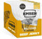 Ember Biltong - Original Beef Jerky - Bœuf Séché - Snack Riche en Protéines - Original (Paquet de 10)