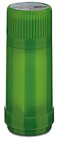 ROTPUNKT Isolierflasche 40 MAX I für heiße u. kalte Getränke I langanhaltender Geschmack - Glaseinsatz I 24 Std heiß 36 Std kalt I BPA frei (Glossy Absinth, 0,25 l)