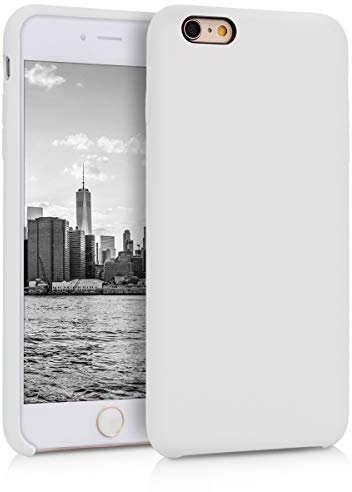 kwmobile Housse Compatible avec Apple iPhone 6 Plus / 6S Plus Coque - Housse de téléphone Protection Souple en TPU Silicone - Blanc