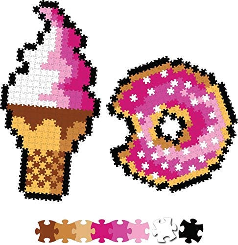 Fat Brain Toys Jixelz Set Sweet Treats - Pixel Puzzle 700 Teile