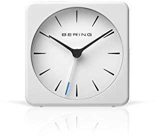 BERING Damen und Herren Alarmclock Quarz Movement - Home Decor Collection mit Kunststoff Glas 90066-54S