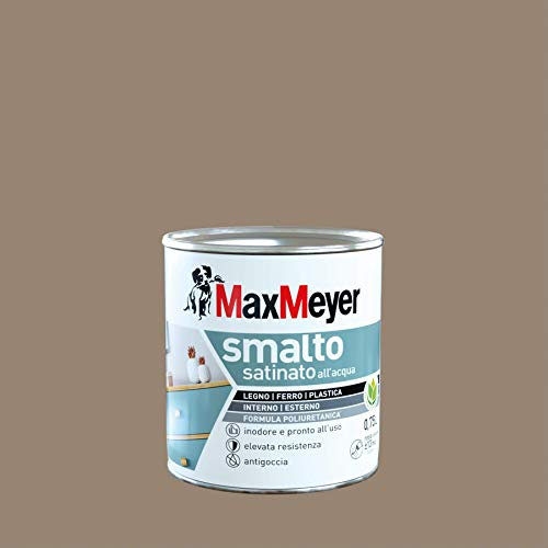 Maxmeyer Smalto All'Acqua Poliuretanico Satinato Yuta 0,75 L