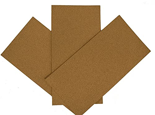 Láminas de corcho para pared autoadhesivo 300x600x5mm (3 unidades) Planchas de corcho aislantes y decorativas para pared, suelo, bricolaje y manualidades