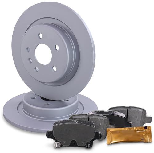 BESTPRICE ATP Bremsenset Hinterachse inkl. Bremsscheiben Ø 288 mm Voll + | Kompatibel mit: OPEL ASTRA K, ASTRA K Sports Tourer