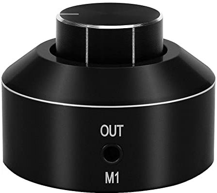 Mini Lautstärkeregler, 3,5 mm HiFi Verstärker Umschalter, Mini Volume Control Knob, Audio-Einsteller für PC Mobiltelefon Lautsprecher