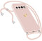 Neivi Handykette Hülle für Samsung Galaxy S10 Hülle Necklace, Herz Motiv Muster Handyhülle für Samsung Galaxy S10 Hülle mit Band Kordel zum Umhängeband Ultradünn Hülle für Samsung S10 (Rosa)