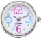 JewelryWe Ringuhr Fingeruhr Damen Ultradünn Rund Analog Quarz Ring Uhr Verstellbar Fingerringuhr Uhrenring Silber Bunt