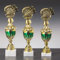 eberin · Pokal Serie Dart, Gold-grün, mit Wunschtext, Größe 34,5 cm