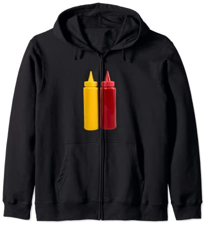 Bouteilles de ketchup et de moutarde Sweat à Capuche