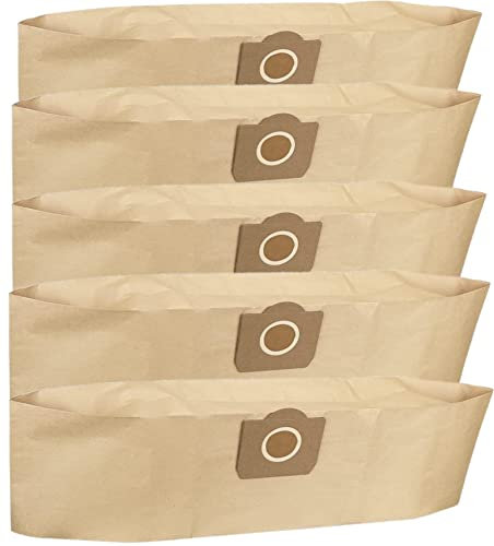 UTIZ Lot de 5 grands sacs robustes à double paroi pour aspirateur Karcher WD3 WD3P MV3 Wet & Dry