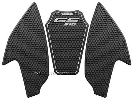 Willis Paraserbatoio Pad Serbatoio Carburante Moto per G310 GS,Adesivo Serbatoio Carburante Antiscivolo, Pad di Trazione Lato Serbatoio Carburante per G310 GS G 310GS