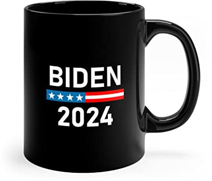 Biden 2024 Tasse à café double face Drink to Joe Biden as President