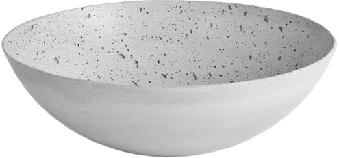 GODELMANN handgefertigte Betonschale rund Ø 19cm in Grau I aus hochwertigem Beton - als Deko Schale, Müsli Schüssel, Bowl - zeitlose Eleganz I Made in Germany