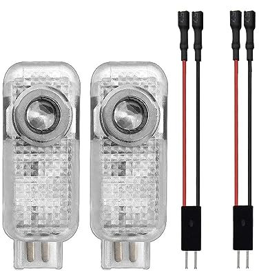 2 pcs Car Door Lights Projector, for Audi A1/S1 2008-2023 Car Door Welcome Lamp, Projector Lights Puddle Lights Car Accessories