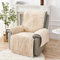 XRDSHY Sofa Armlehnenbezüge, Sesselschoner Sesselauflage, Fernsehsessel Schutzbezug Anti-Rutsch, Relaxsessel Bezüg Sesselüberzug für Zuhause mit Kindern und Haustieren Hund,Beige1-3 Sitz(167 * 190cm)