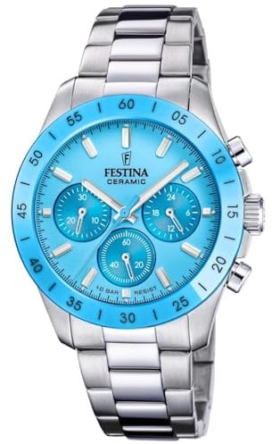 Festina Ceramic Blue Watch