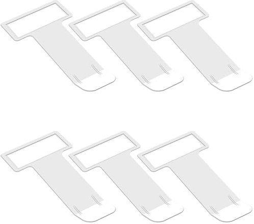 lafo Porte-ticket autocollant pour pare-brise - Accessoire de voiture - Support de ticket de stationnement - Transparent - Pour voiture (4)