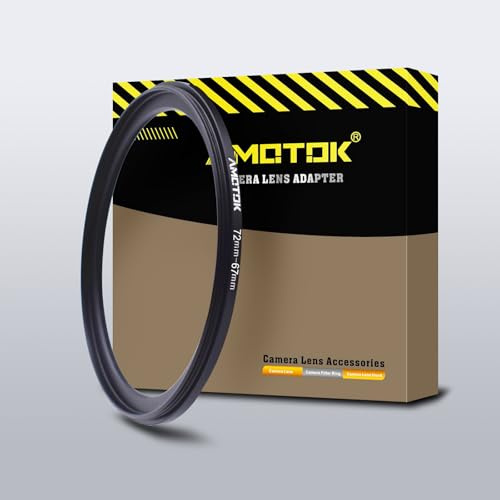 72mm auf 67mm Step-Down-Ring Filter Adapterring,Objektiv-Adapterrin-kompatibel 72mm Objektiv auf 67mm Kamerazubehör