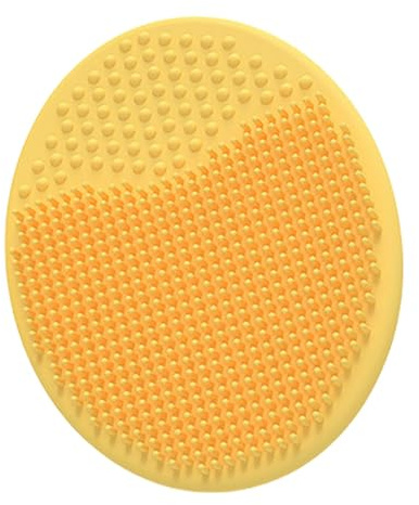 Baby Bath Brush - Baby Cradle Cap Brush | Silicone Massage Brush | Silicone Baby Hair Scrubber | Scalp Massager Brush | Facial Cleansing And Baby Bathing Scrubber For Washing Hair And Dry Skin Relief