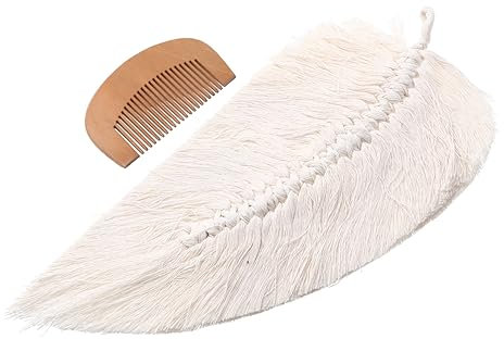 Cabilock Gewebter Makramee-wandanhänger Makramee Gewebter Wandteppich Wandteppich Makramee Wandbehang Boho Wandbehang Wohndekoration