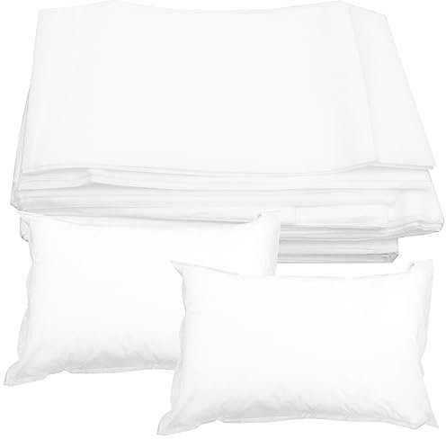 Veemoon Einweg Bettwäsche Einweg Bettlaken Kissenbezug Quilt Abdeckung Für Reise Hotellaken Einweglaken Fürs Bett Reisebedarf