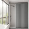 Haoyunll Rideau de Douche Anti Moisissure, Invisible et Imperméable, Rideau de Douche Pliable Magnetique pour Salle de Bain, 220/m², Gris, 300x200cm