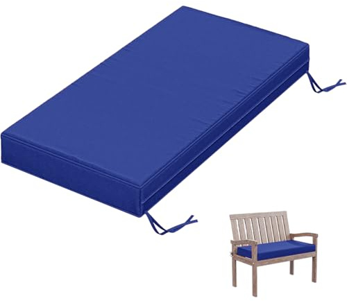 WLXFF 5cm Dicke Bankkissen Bankauflage Sitzkissen Bankpolster Auflage FüR BäNke Waschbare Sitzkissen Sitzpolster Bank FüR Garten, Terrasse, Schaukel,No3,70X60X3CM