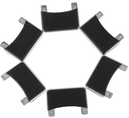 ULTECHNOVO 6pcs Kitchen Waste Bin Foot Pedal Replacement for Trash Bins Plastic Step Pedal Easy Installation Versatile Use Home Office