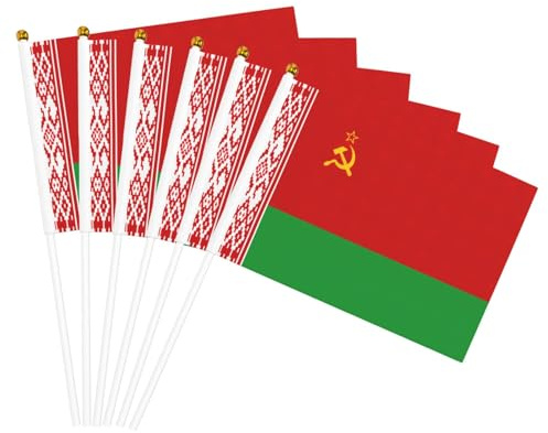 Flagge von Belarus, Handflagge, leicht, Festival-Flaggen, für drinnen und draußen, Dekoration, Parade, Party, Events