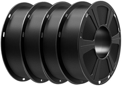 GEEETECH PLA Filament 1,75mm Schwarz für 3D Drucker 4 kg