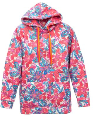 Zwillingsherz Damen Hoodie Sweatshirt Pullover mit Print – Kapuzenpullover für Frühling & Herbst