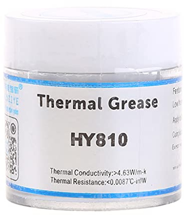 HY810-CN10 10 g Wärmeleitpaste Kühlkörperpaste Silikon für CPU Kühlkörper, Kühlung, Prozessor, Laptop Kühler, CPU Gebläse, Dissipador, Lüfter, Kühlkörper, Kühlerhalter, Stützbasis, Montagehalterung