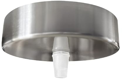 Pavillon métallique chromé TIBELEC, diamètre 10 cm, TIBELEC