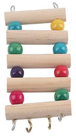 3Size Pet Appeso Scaletta Criceto Legno Ponte Sospeso Scale Arrampicata Altalena Ponte Roditore Giocattoli Forniture Fornitura Gabbia Decor(S)