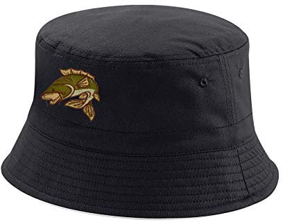 Bang Tidy Clothing Fishing Hats for Men Bucket Hat with Embroidered Fish Carp