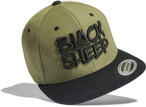 Cap Flexfit Snapback : Black Sheep - Kappe Herren & Damen (Grün)