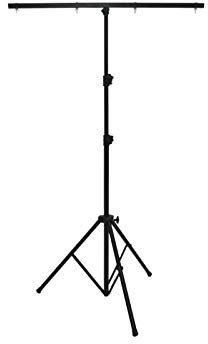 EUROLITE A2 Stahlstativ | Lichtstativ mit Querträger, Maximallast 14 kg, Maximalhöhe 260 cm