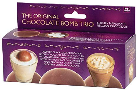 Funtime Gifts The Original Chocolate Bomb Trio, Pack of 3, 100 grams