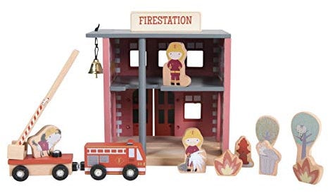 ESTACIÓN DE Bomberos Sistema DE Trenes' especificado no Puede Utilizarse ya Que entra en conflicto con el Valor 'Tiamo Little Dutch 4490 - Casa de Bomberos (Madera, con Accesorios, 23 x 17 x 15,5 cm)
