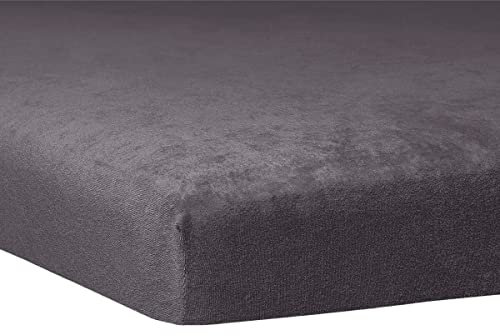 Traumschlaf Frottee Massageliegenbezug Therapieliegenbezug Graphit, 65x185x10 cm