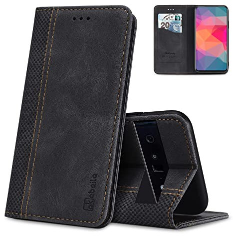 AKABEILA Hülle für Google Pixel 6 Pro Handyhülle Leder Flip Case Ständer PU Brieftasche Schutzhülle Klapphülle Tasche Case mit [Kartenfach] [Standfunktion] [Magnetisch]