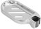 BOROCO Porte-Savon pour Rail de Douche, Clip-on ABS Réglable Salle de Bain Douche Porte-Savon Clip Gadget Fit 25mm Rail de Douche/Tuyau/Tige pour Salle de Bain Cuisine