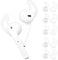 PROUSKY Earhooks for Airpods, 5 Pairs Silicone Soft Ear Hooks Tips, Anti-slip Sport Earbud Tips Compatible for Airpods, Ultra-Light Earphones Accessories for Jogging, Cycling, Running, Transparent
