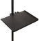 Microphone Stand Clamp-On Rack Tray Holder, Microphone Stand Utility Shelf with 9.44 x 6.88 Surface Area for Stage, Music Sheet, Live Streaming, Recording (Stand NOT Included)