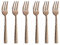 Amefa Felicity PVD Kuchengabel Set 6-teilig | Rose | PVD Dessertgabel Set für 6 Personen | Dessertgabeln | Dessertbesteck