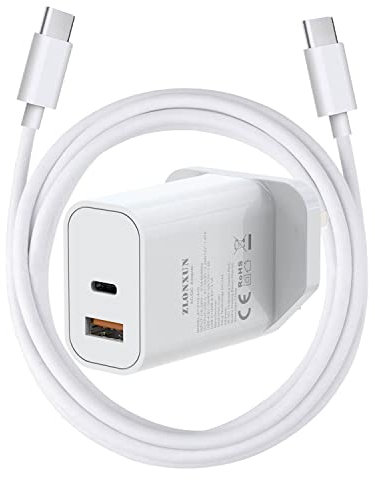 Fast Charger Plug for Google Pixel 9,8,7a,6,6 Pro,8 Pro,6a,7,7 Pro,5,5a,4,4a,4 XL,3a,3,3a XL,3 XL,2,2 XL,USB A + USB C Charger and 1.5M Cable