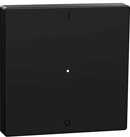 Schneider Electric Merten Wippe für Taster-Modul, 1-fach (1/0), System M, schwarz matt, Artikelnummer MEG5211-0403